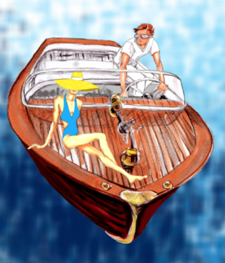 It's Yacht Time ! As well as the time to wear your Reve de Rive bikini!