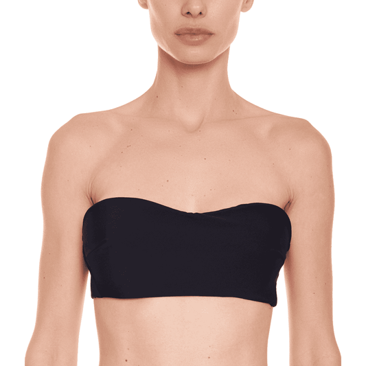 Latest collection of stylish and versatile bikinis showcasing a flattering strapless silhouette